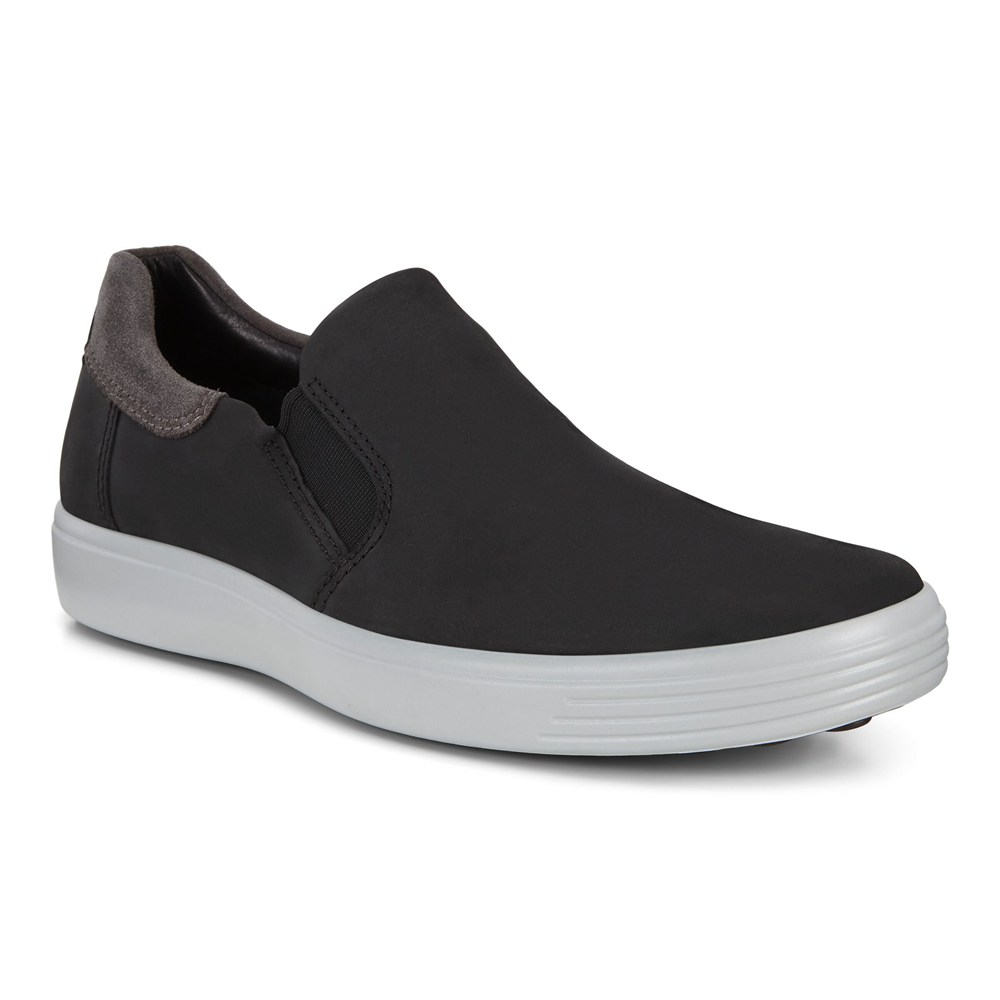 Slip On Hombre - ECCO Soft 7 Sneakerss - Negros - HOW082471